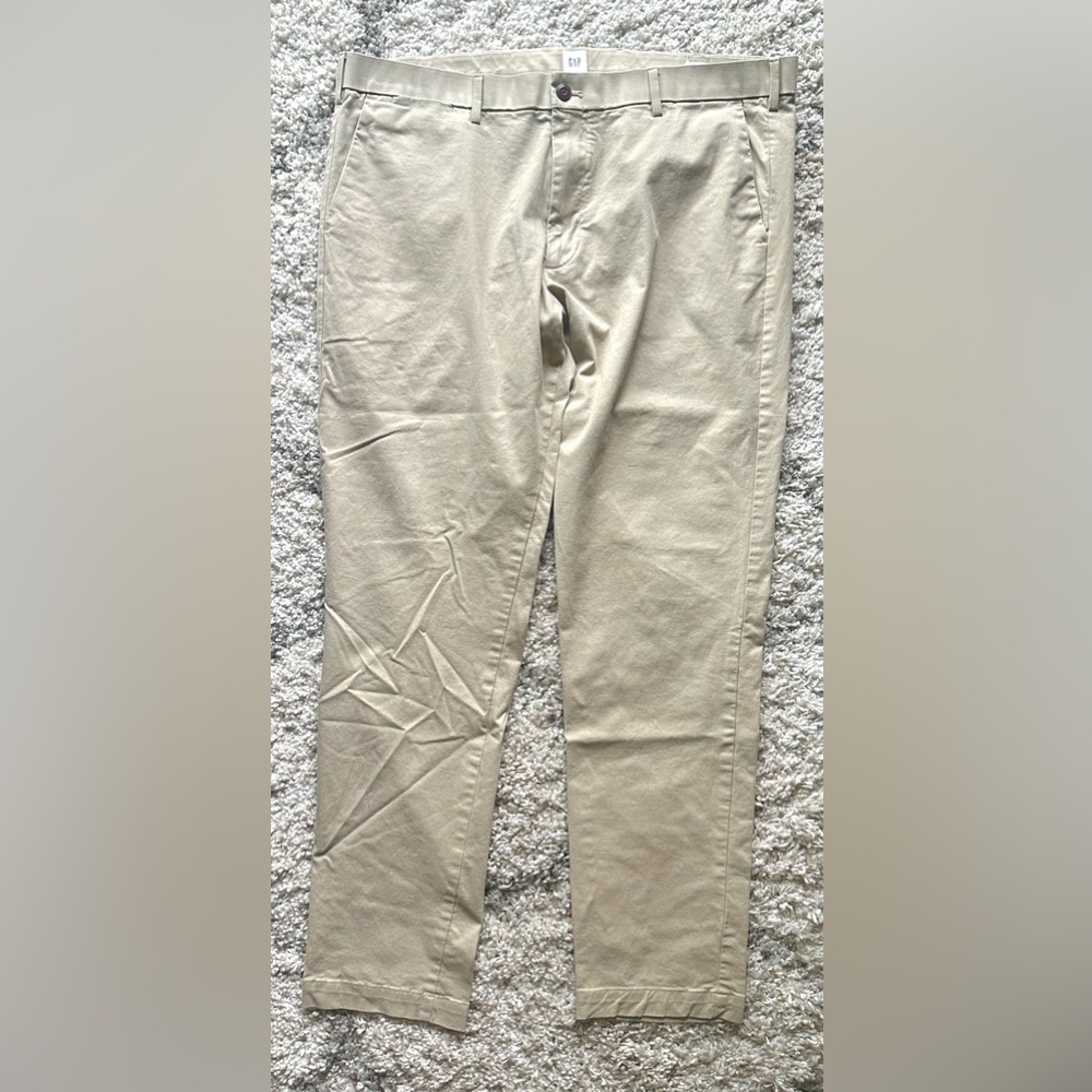GAP Tan Chinos Classic Cotton Blend